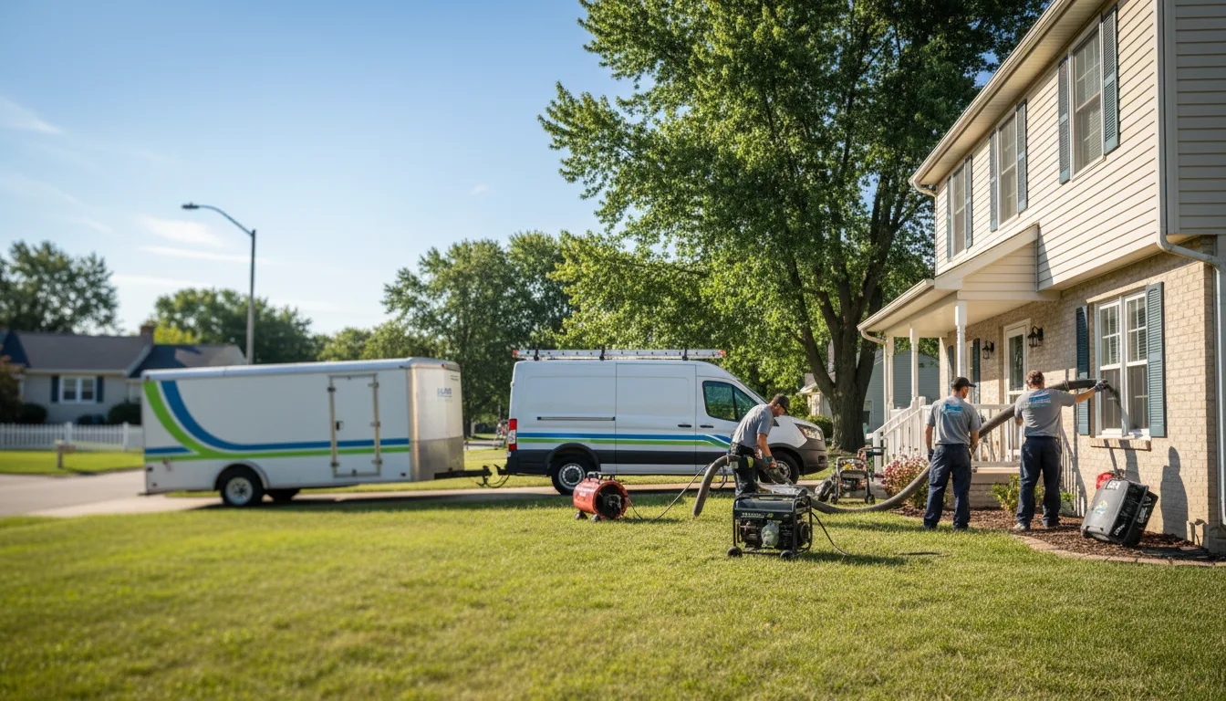 Flooded Basement Restoration And Cleanup With Repair in Oreana, IL near me